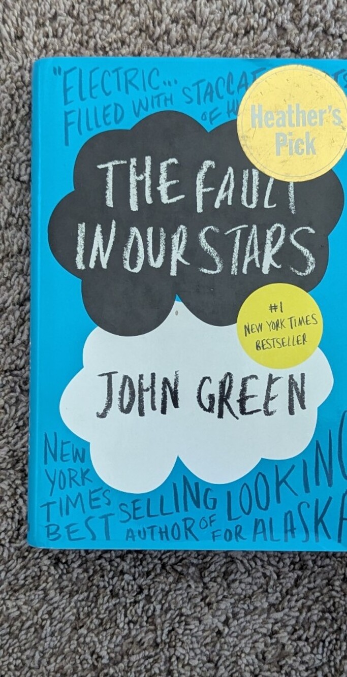 ​"The Fault in Our Stars" by John Green (Hardcover)